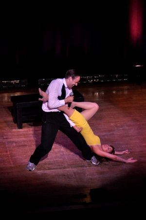 Noah Racey and Lorin Latarro Photo